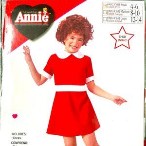HALLOWEEN:  Annie costume - Size Child small 4-6